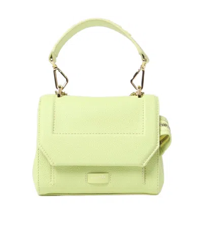 Lancel Chic Chain Strap Shoulder Bag In Yellow