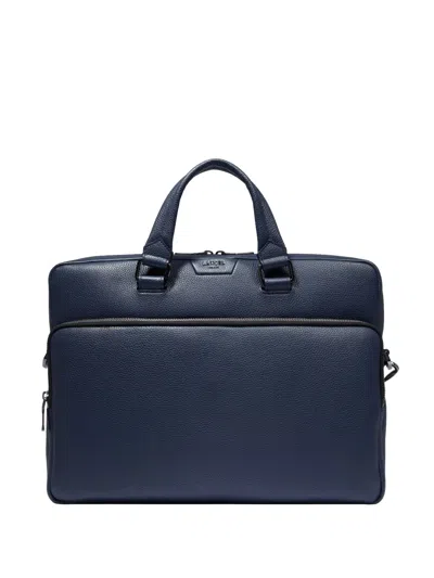 Lancel Côme Business Bag In Blue