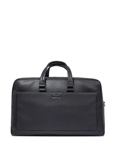 Lancel Come De  Leather Duffle Bag In Black