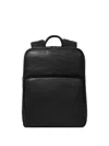 Lancel Come Leather Expandable Backpack In Black