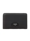 Lancel Compact Wallet In Black