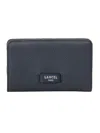 Lancel Compact Wallet In Blue