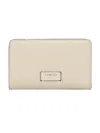 Lancel Compact Wallet In White