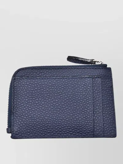 Lancel Compact Wallets Textured Finish Multiple Compartments