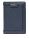 Lancel Compact Zip Wallet In Blue