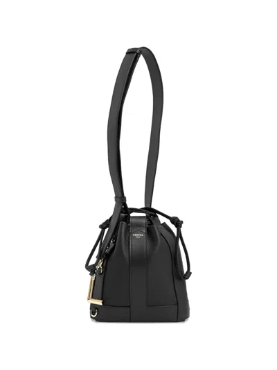Lancel Elles Leather Bucket Bag In Black