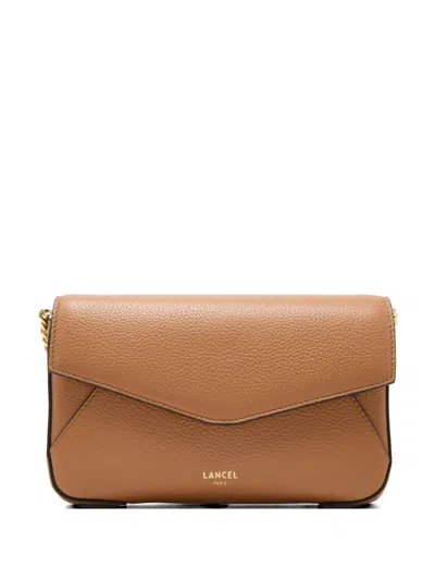 Lancel Envelope De  Chain Wallet In Neutral