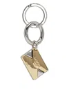 Lancel Envelope Keyring In Metallic
