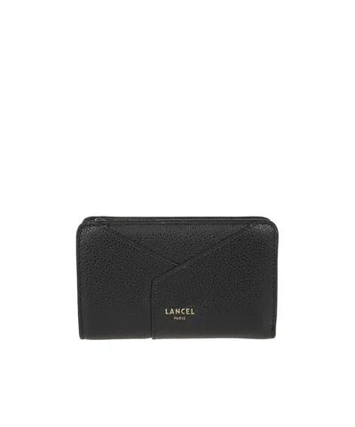 Lancel Enveloppe Wallet In Black