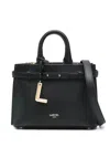 Lancel Small Zip Bucket Bag Carryall In Black