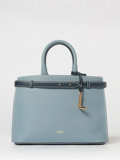 Lancel Faubourg Grained Leather Bag In Yellow