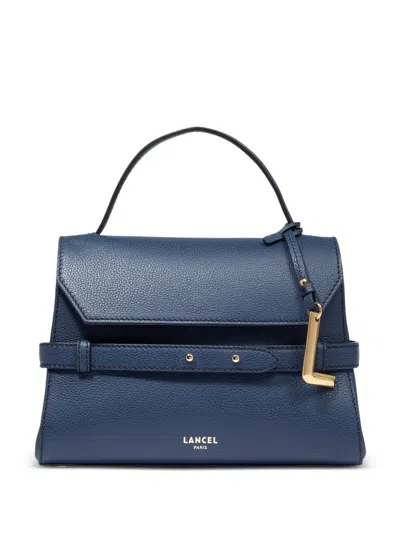 Lancel Faubourg Top-handle Leather Bag In Blue