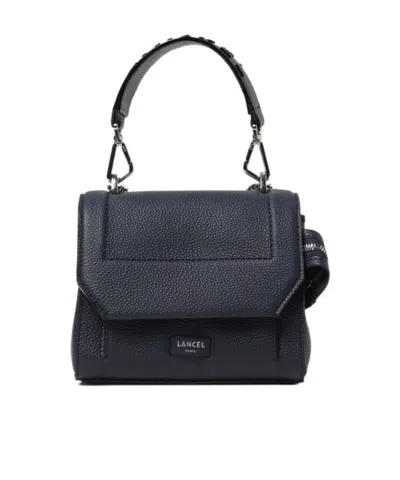Lancel Flip Shoulder Bag In Black