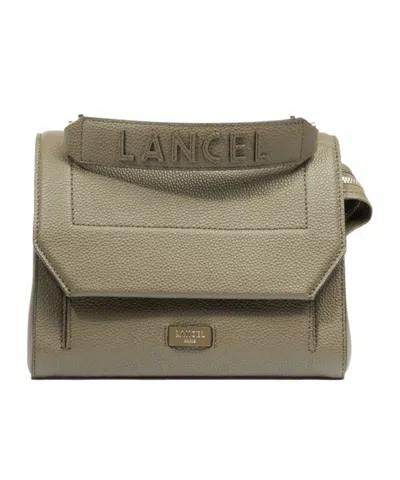 Lancel Flip Shoulder Bag In Nude