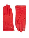 Lancel Sellier Handschuhe Mit Ziernaht In Red