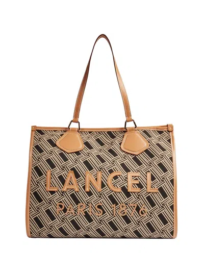 Lancel Geometric Pattern Shoulder Bag In Multi