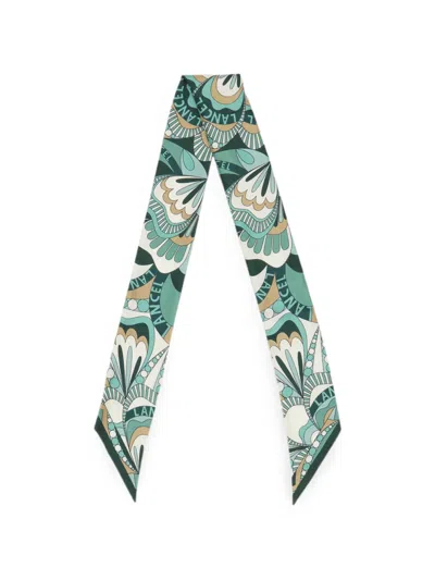 Lancel Graphic-print Silk Headband In Multi