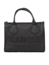 Lancel Small Jour De  Leather Tote Bag In Black
