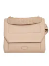 Lancel Sac Rabat M Medium Textured Calfskin Shoulder Bag In Sand