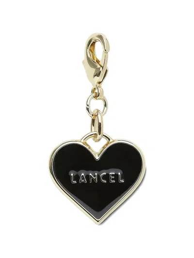 Lancel Heart-charm Keyring In Gold