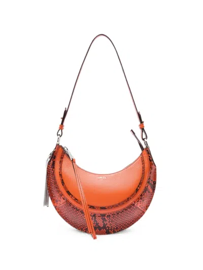 Lancel Hobohme Shoulder Bag In Orange