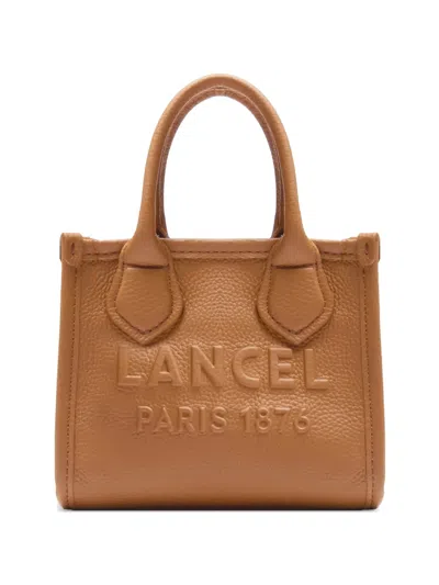 Lancel Jour De  Leather Tote Bag In Brown