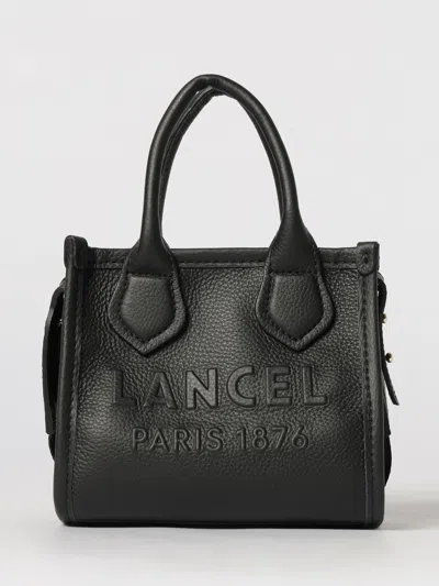 Lancel Jour Grained Leather Bag In Black