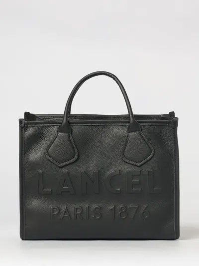 Lancel Jour Grained Leather Bag In Black