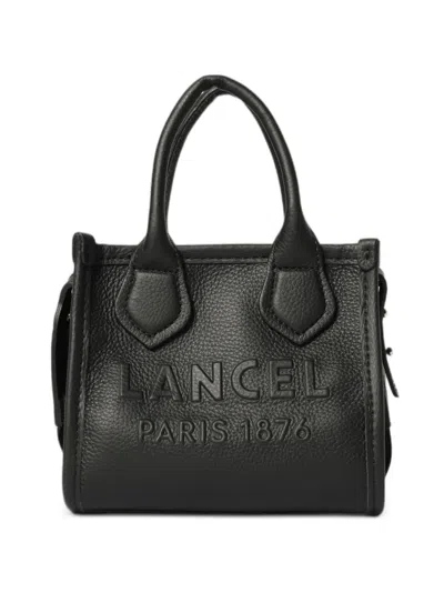 Lancel Jour Grained Leather Shoulder Bag In Black