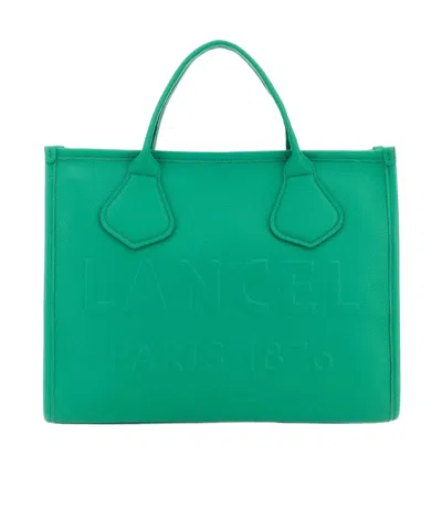 Lancel Jour Medium Shoulder Bag In Green