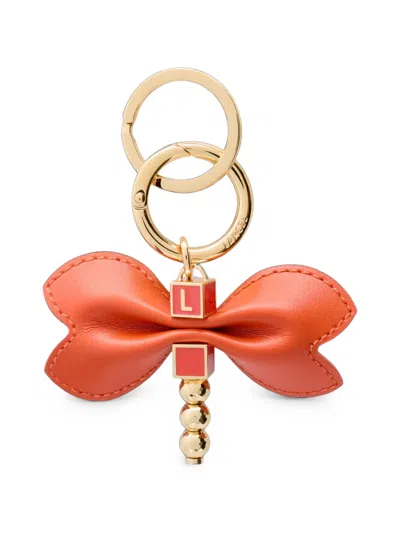 Lancel Jungle De  Dragonfly-shaped Keyring In Red