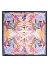 Lancel Jungle Print Silk Scarf In Multi