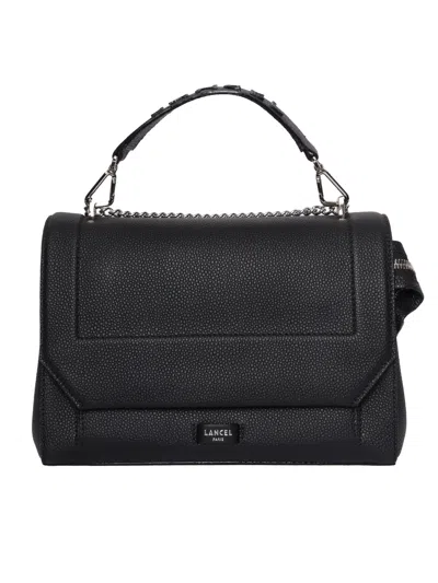 Lancel L Flap Bag In Black