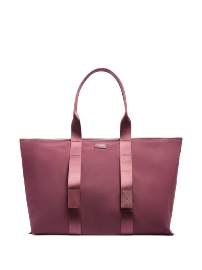 Lancel Large Mistral Rollable Tote Bag In Purple