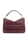 Lancel Large Ninon Soft In Red