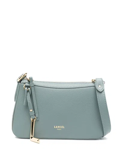 Lancel Leather Cross Body Bag In Grey
