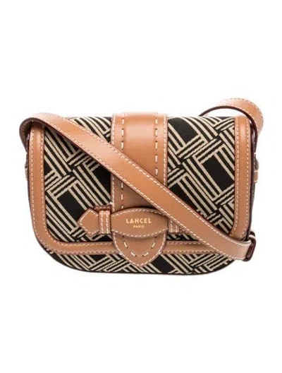 Pre-owned Lancel Leather Crossbody Bag In Brown