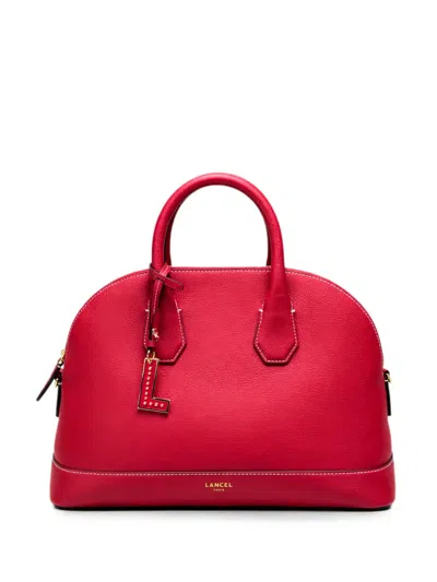 Lancel Leather Shoulder Bag In Pink