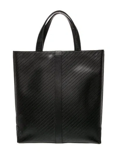 Pre-owned Lancel Leather Top Handle Bag In Black