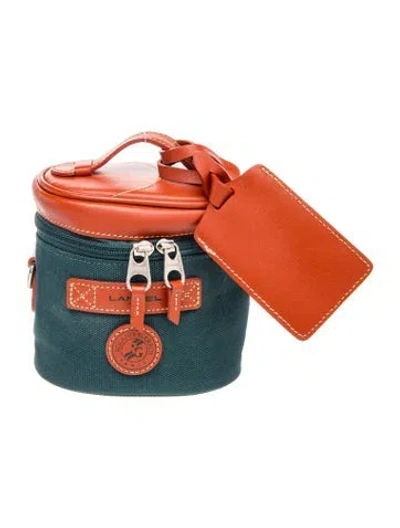 Pre-owned Lancel Leather Top Handle Bag In Multicolor