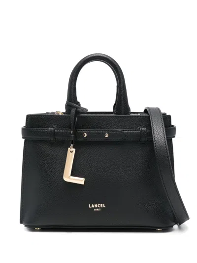 Lancel Leather Tote Bag In Black