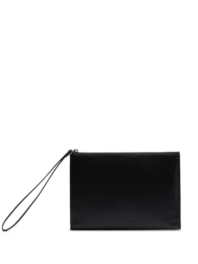 Lancel Leon Clutch Bag In Black