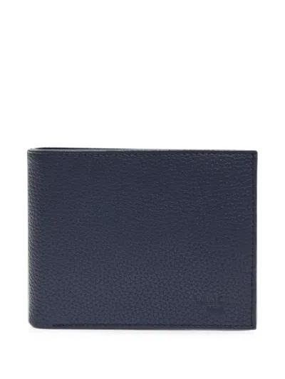 Lancel Leon Grained Leather Wallet In Pattern