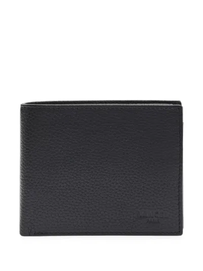 Lancel Leon Grained Leather Wallet In White