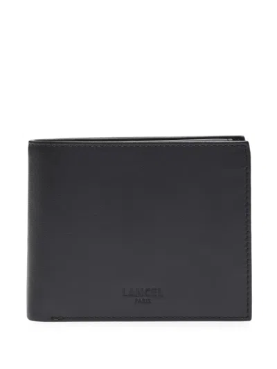 Lancel Leon Leather Wallet In Black