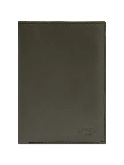 Lancel Leon Leather Wallet In Green