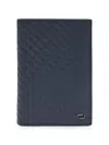 Lancel Leon Logo-embossed Leather Wallet In Blue