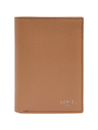 Lancel Leon Logo-print Wallet In Black