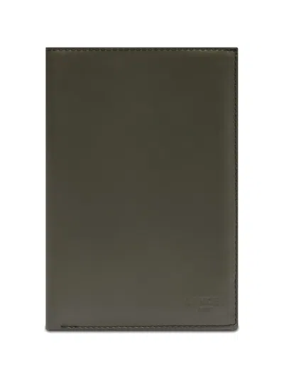 Lancel Leon Smooth Leather Wallet In Gray
