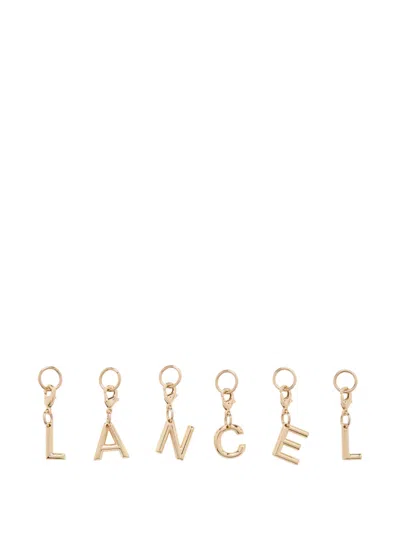 Lancel Letter-charm Set In Gold